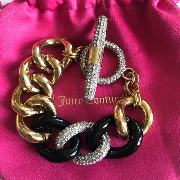 Juicy couture toggle crystal black enamel - Picture 2 of 3